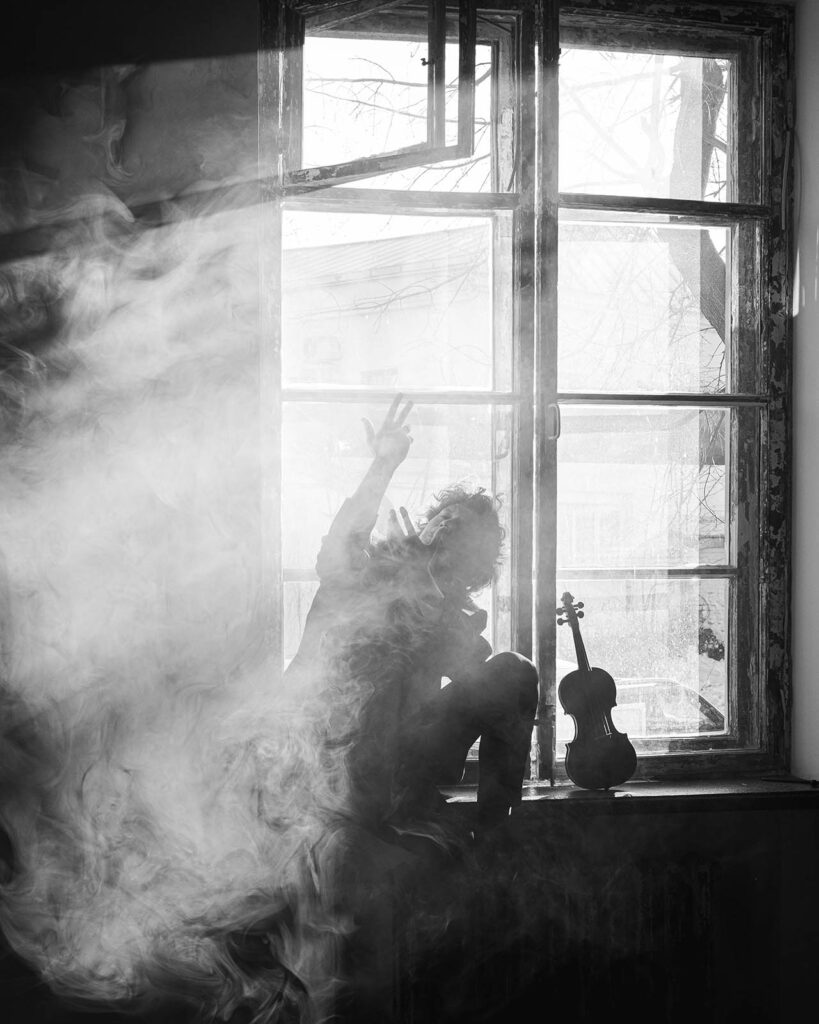 Творческая фотосъемка «Скрипач»
